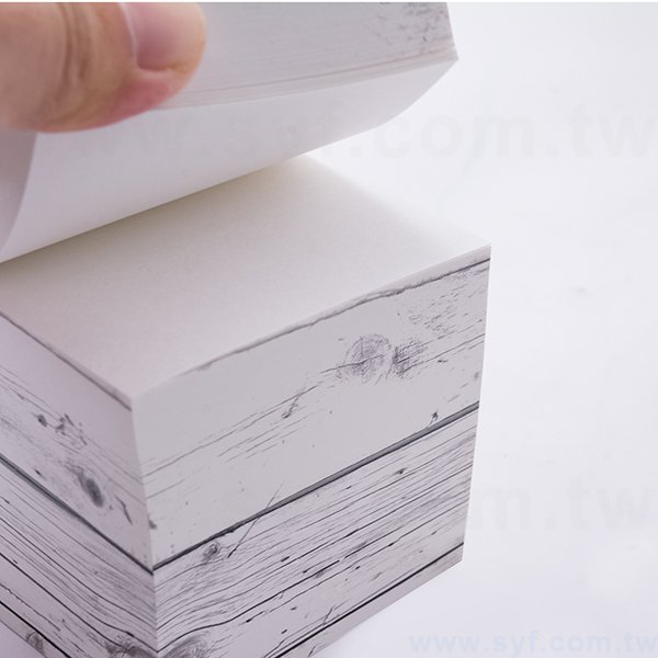 方型紙磚-8x8x8.2cm四面單色印刷-內頁無印刷便條紙_4